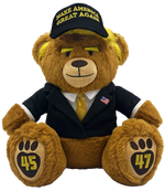 Black & Gold MAGA Bear